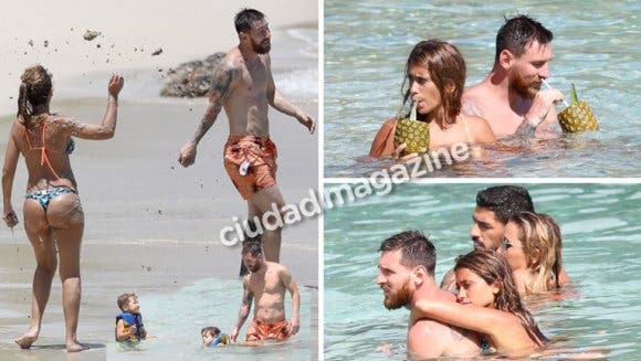 Messi y Antonela a puro mimos en su luna de miel paradisíaca