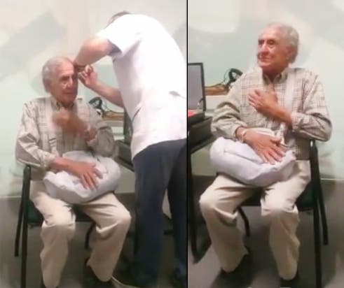 La emoción de un abuelo al volver a escuchar después de 38 años se volvió viral La emoción de un abuelo al volver a escuchar después de 38 años se volvió viral