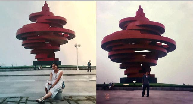 Una pareja descubrió que salieron juntos en una foto, aún sin conocerse Una pareja descubrió que salieron juntos en una foto, aún sin conocerse