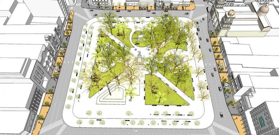 La Municipalidad inició el plan de obras para jerarquizar la Plaza  Independencia | Contexto Tucumán