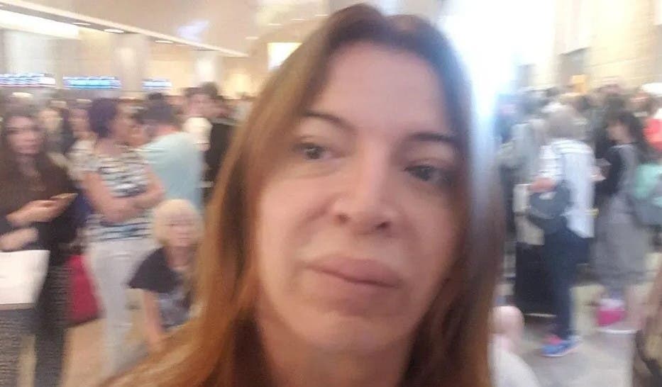 Lizy Tagliani quedó varada en el aeropuerto de Israel