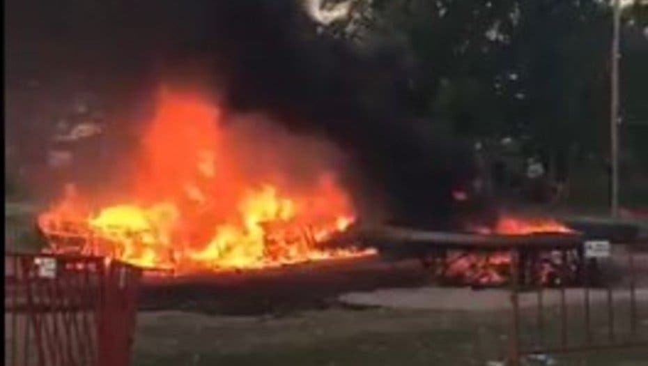 Se incendió la tortafrita más grande del mundo — Durazno Se incendió la tortafrita más grande del mundo — Durazno