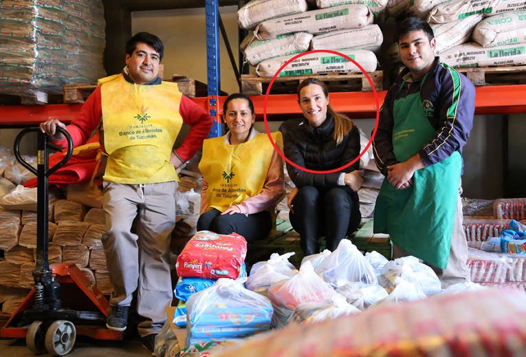 Resultado de imagen para lara bernasconi banco de alimentos tucuman