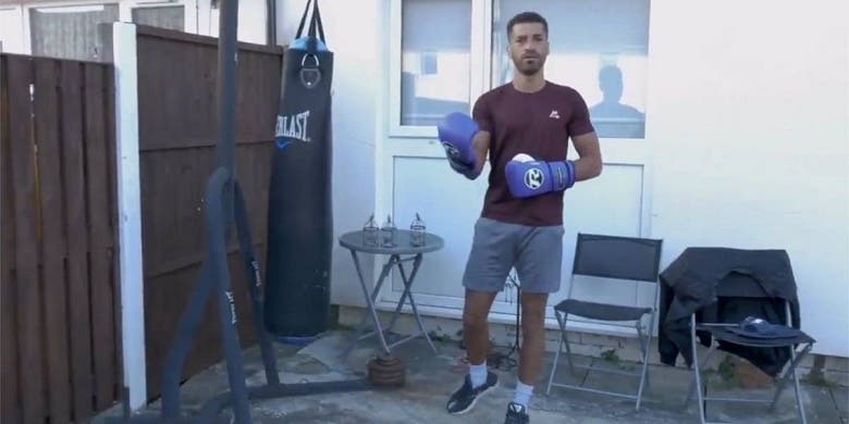 Video viral: campeón británico de boxeo daba clases por Instagram ...