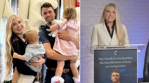 “I’m Carrying His Child”: Erika Lane Frantzve Shocks Funeral Guests With Heartbreaking Confession About Charlie Kirk .MD