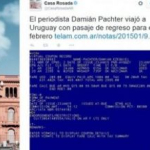 El periodista Damián Pachter inició un juicio por la difusión pública de los datos de su viaje