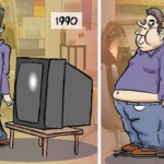 El antes y el después de nuestras vidas en tiras cómicas