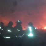 Incendio de campos causó pánico y amenazó al country Loma Linda