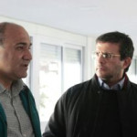Manzur visitó con Cisneros y Bourlé el renovado CLUB CAJA POPULAR