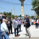 Alfaro supervisó la pavimentación de 14 cuadras en el barrio El Salvador