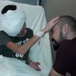 Abel Pintos le cumplió el sueño a Thiago, un niño con cáncer de vista internado en el Garrahan