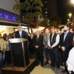 Alfaro inauguró las obras en la peatonal Gelsi, que luce totalmente renovada