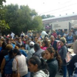 Incidentes en una protesta frente a la sede de EDET en Juan B. Alberdi