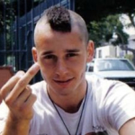 La foto retro de Benjamín Vicuña: "todos fuimos punk"
