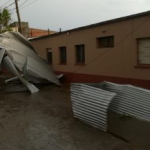 Fotos y videos de un impresionante temporal en Santiago del Estero