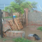 Fotos y videos de un impresionante temporal en Santiago del Estero