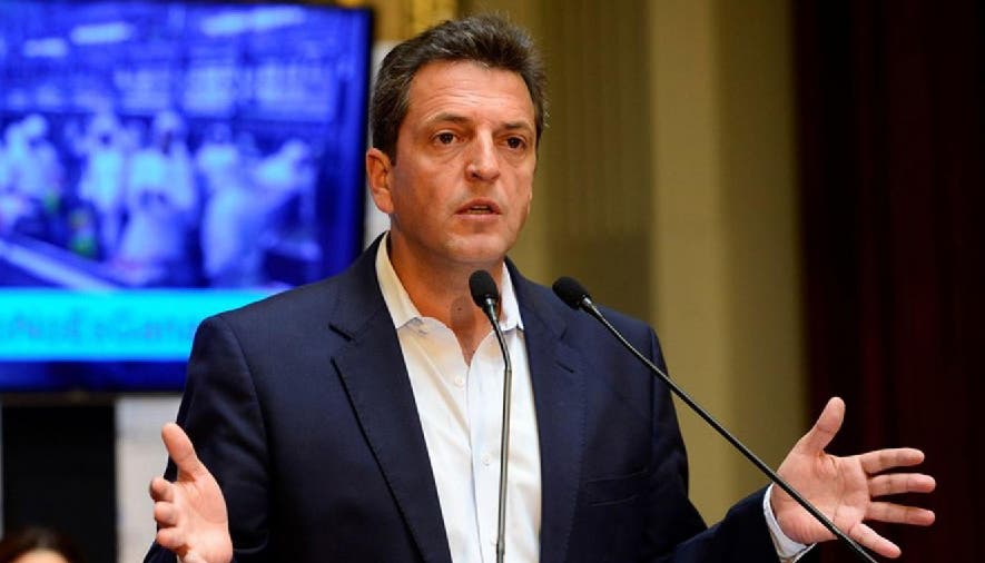 Sergio Massa apuró al Gobierno "La ley tiene que salir antes de fin de