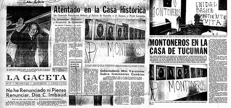El día que los criminales montoneros DESTRUYERON la Casa Histórica |  Contexto Tucumán